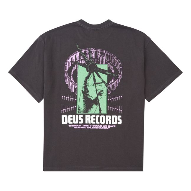 T-shirt Time And Sound | Gris anthracite