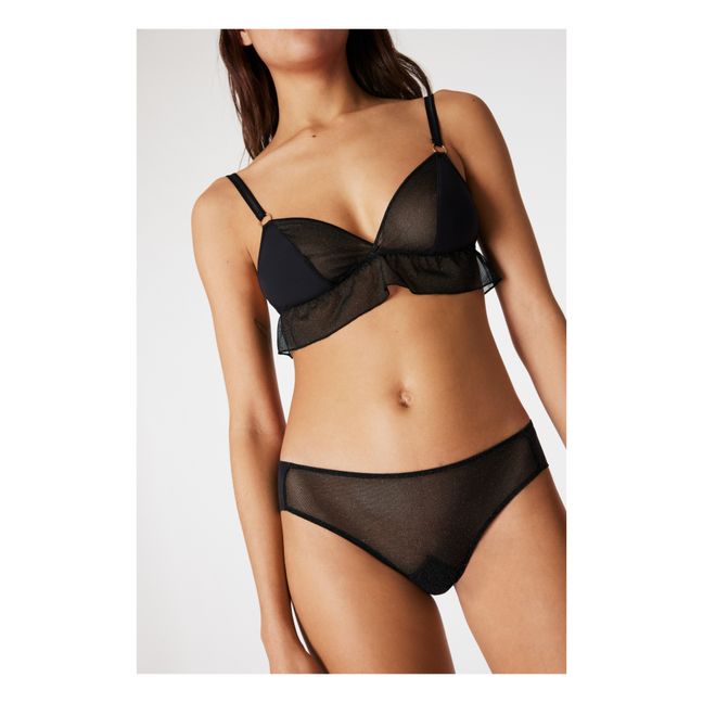 Culotte Vasco Métallisé | Nero