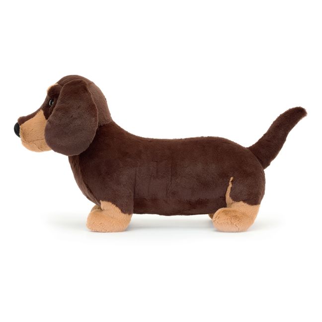 Peluche Otto Chien Saucisse | Brown