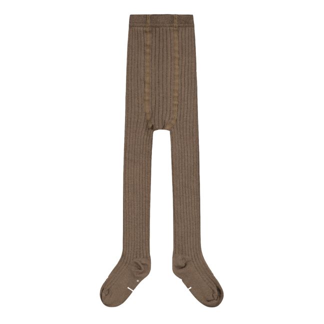 Collants Coton Bio | Taupe