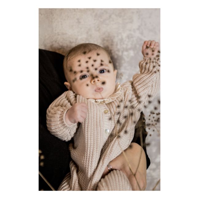Combinaison Coton Bio Fait Main | Beige