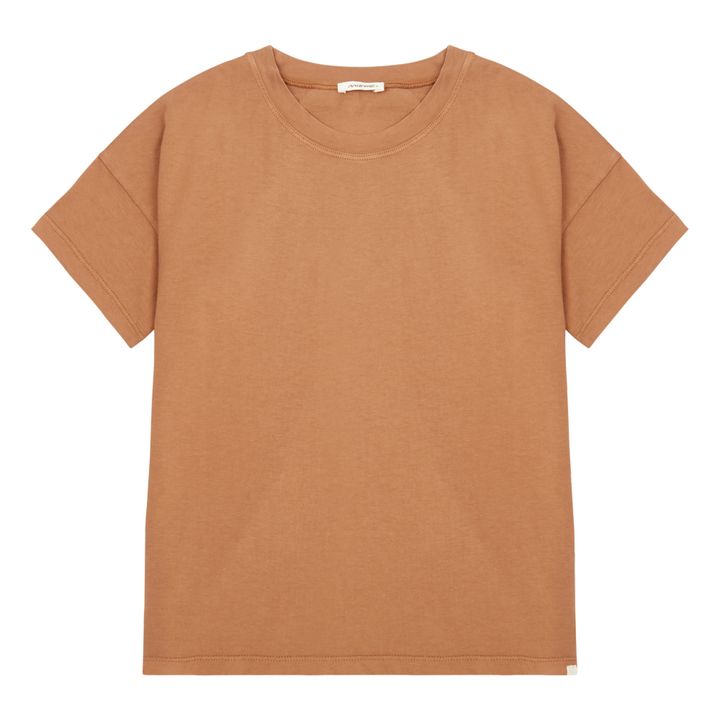 T-Shirt Coton Bio Romeu | Marron- Image produit n°0