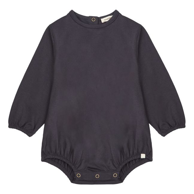 Body Coton Bio Angela | Gris anthracite