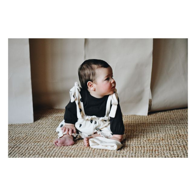Body de algodón orgánico Angela | Gris Antracita