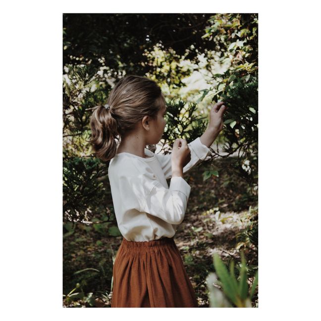 Camiseta Natalia de algodón orgánico | Crudo