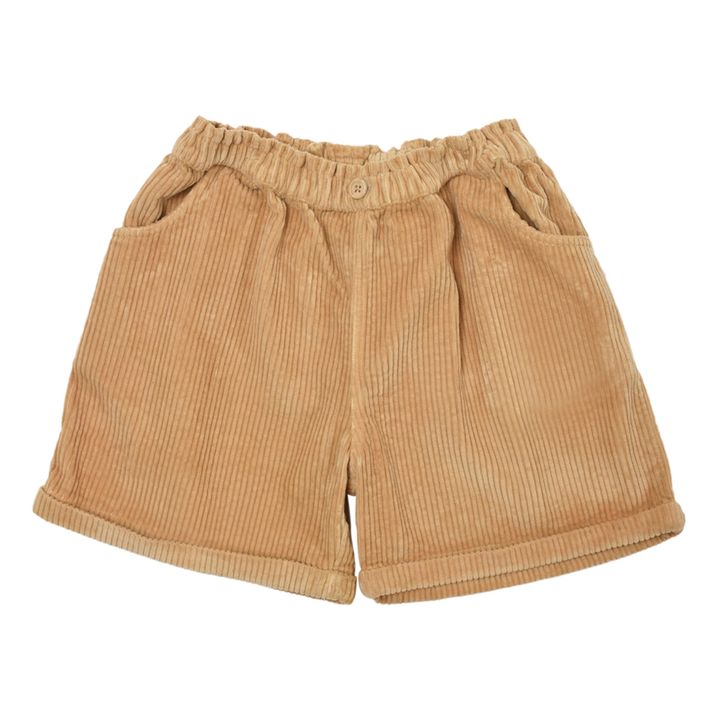 Pantalones cortos de pana Marceau | Beige- Imagen del producto n°0