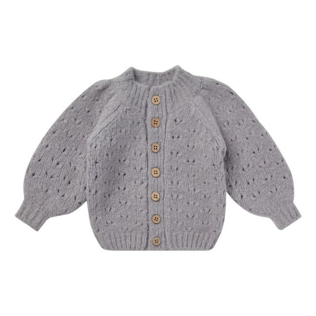 Cardigan Pointelle Tulip | Gris