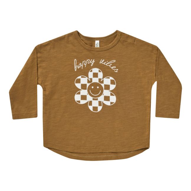 T-Shirt Happy Vibes | Ocre