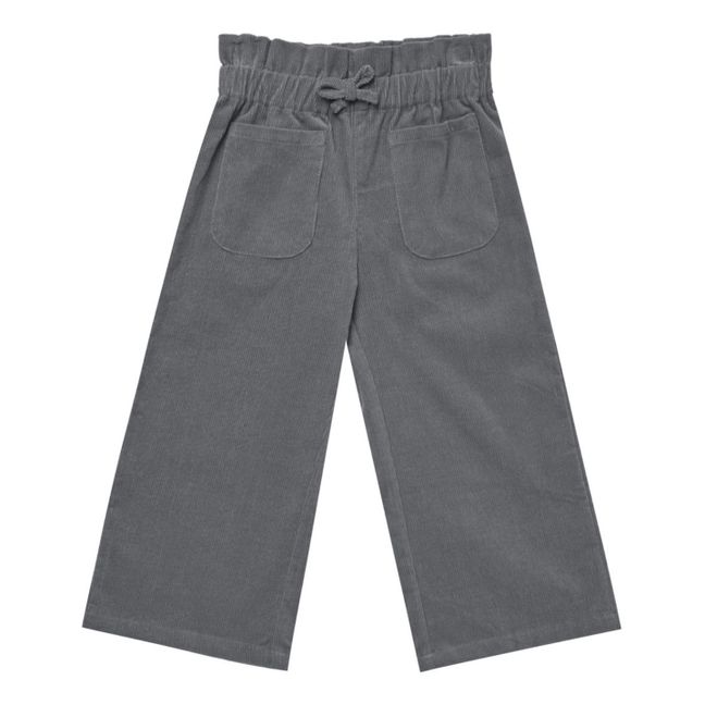 Pantalon Velours Côtelé Sailor | Gris