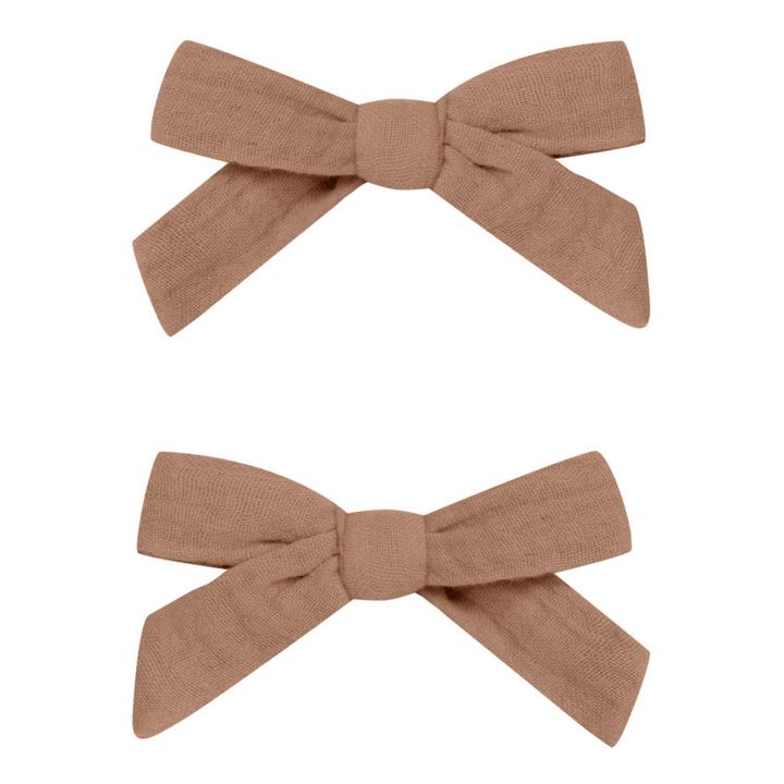 Set of 2 Bow ties | Brown- Product image n°0