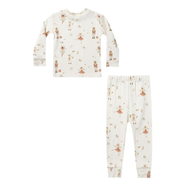 Pijama de punto Cascanueces | Blanco