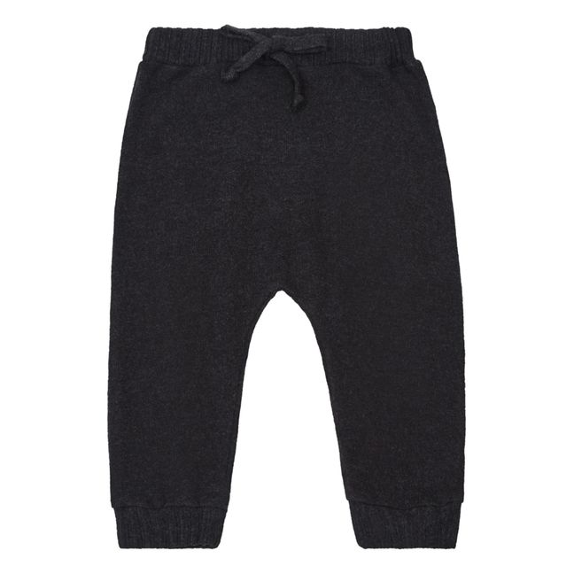 Knitted saroual | Charcoal grey