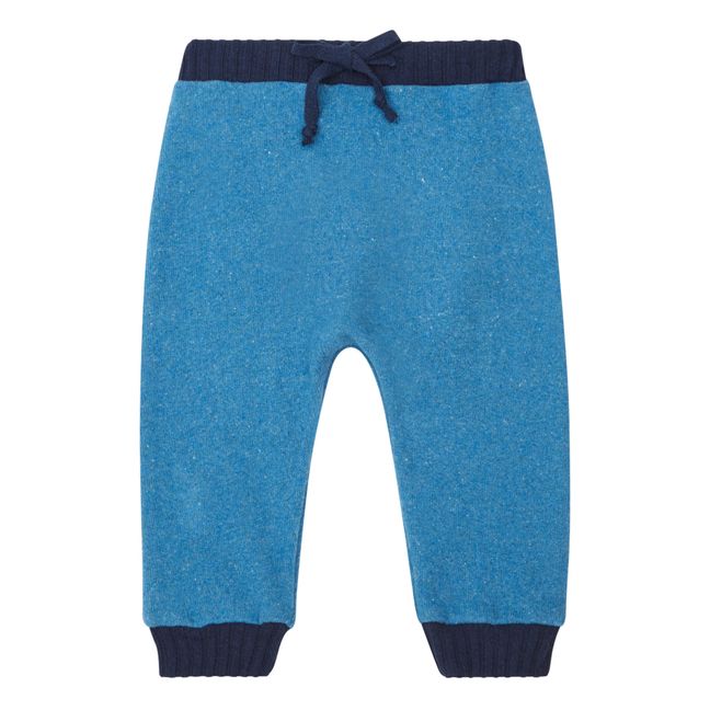 Pantaloni Sarouel in maglia | Blu