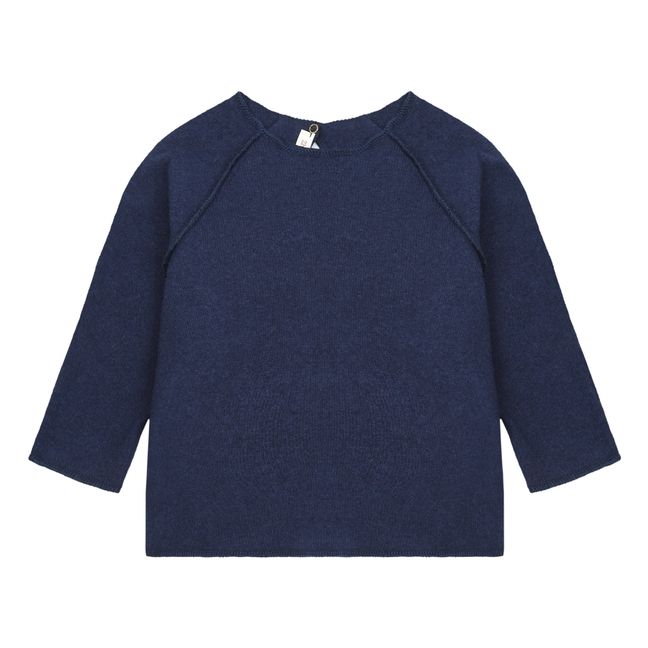 Baby knit jumper | Navy blue