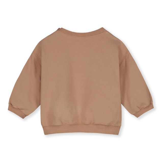Felpa Kids in Cotone Organico | Camel