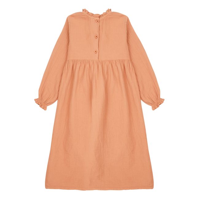 Clochette Cotton Gauze Nightgown | Dusty Pink