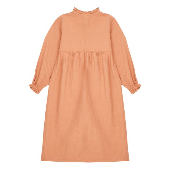 Clochette Cotton Gauze Nightgown | Dusty Pink