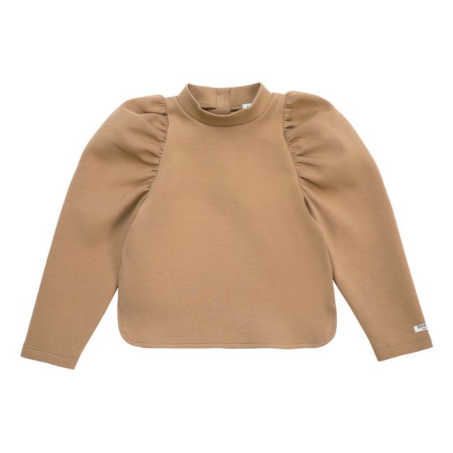 Minee T-Shirt - Festive  | Taupe brown