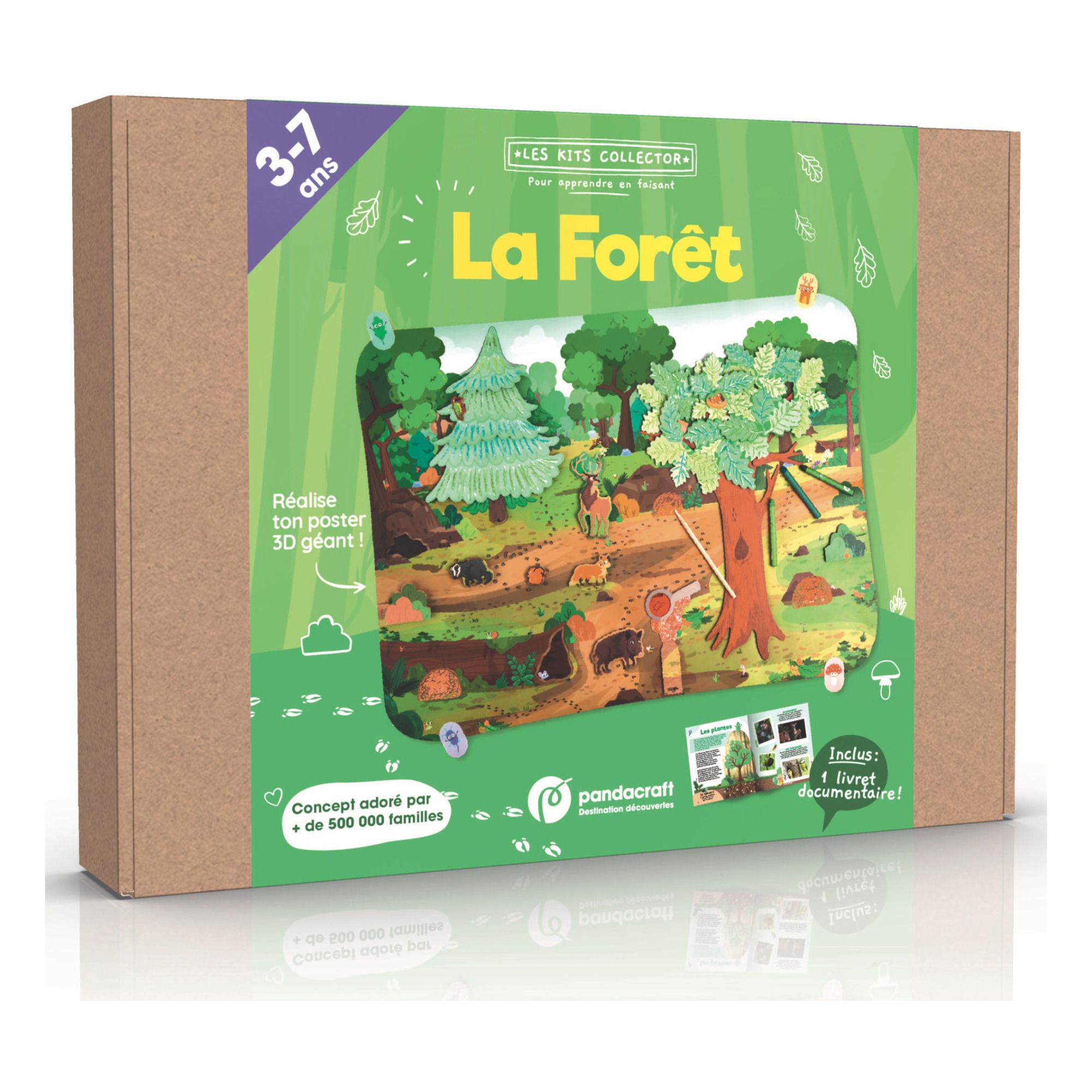 Kit collector la forêt 3-7 ans - Pandacraft