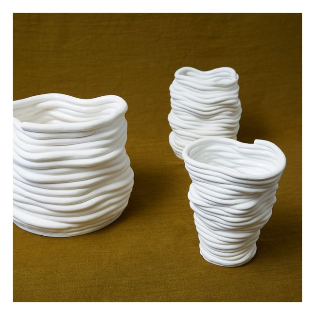 Vase Silk | White