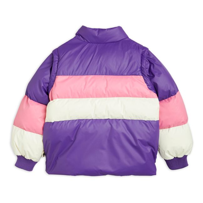 Daunenjacke aus recyceltem Polyester | Violett