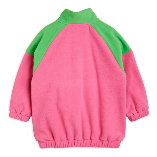 Sweat Polaire Recyclée | Rosa chillón