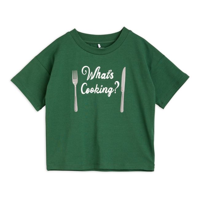 T-Shirt Coton Bio What's Cooking | Chromgrün