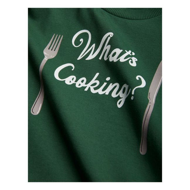 T-Shirt Coton Bio What's Cooking | Chromgrün
