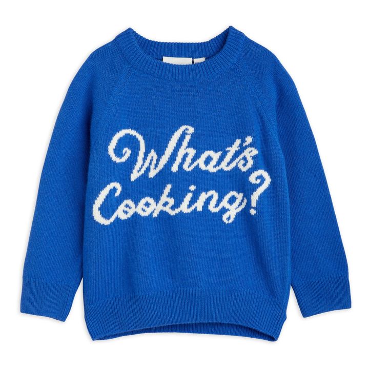 Mini Rodini What s Cooking jumper Royal blue Smallable