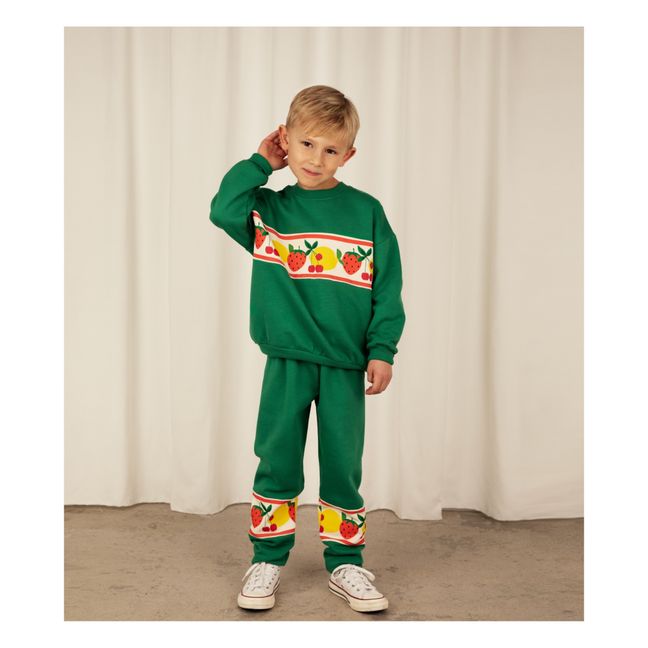 Jogger Coton Bio Fruits | Vert sapin