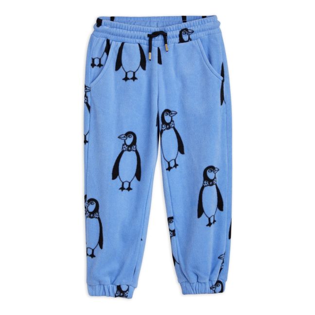 Jogginghose Fleece Polyester Recycled Pinguin | Blau
