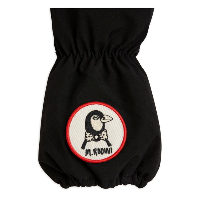 Fäustlinge aus recyceltem Polyester Alaska | Schwarz