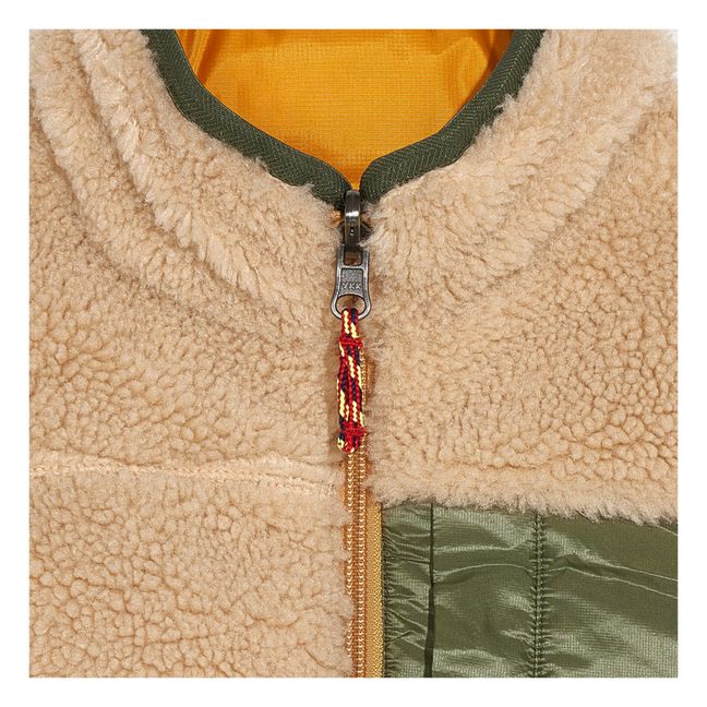 Doudoune Sans Manches Reversible Hans | Jaune moutarde