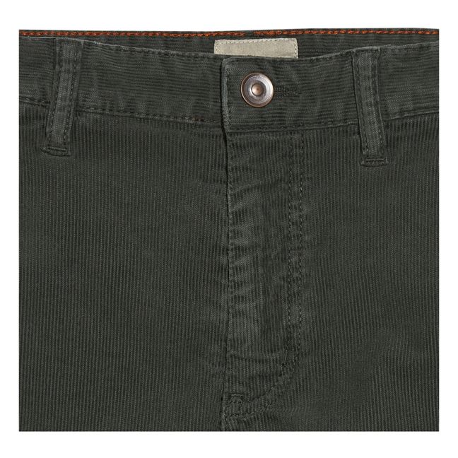 Painter Straight Velour Trousers | Sage