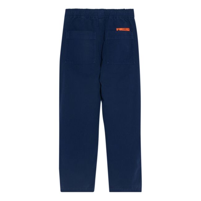Pantalon Droit Velours Poches Painter | Azul Marino