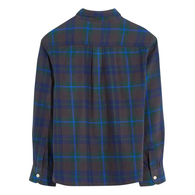 Gulian Carreaux Long Sleeve Shirt | Navy blue