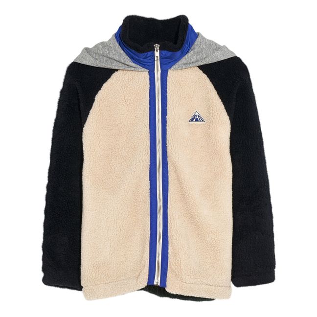 Almor Colorblock Kapuzenjacke | Sandfarben