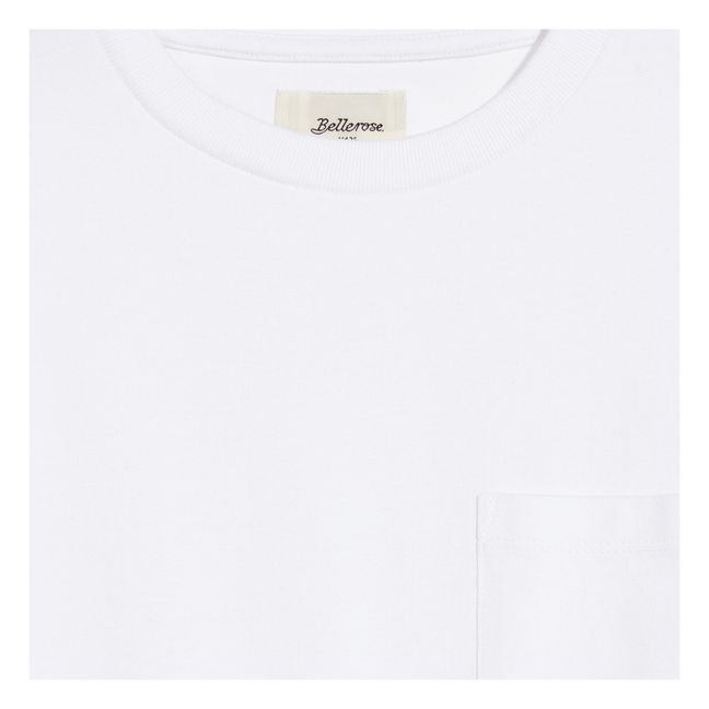 T-shirt Manches Longues Poche Camo | Blanco