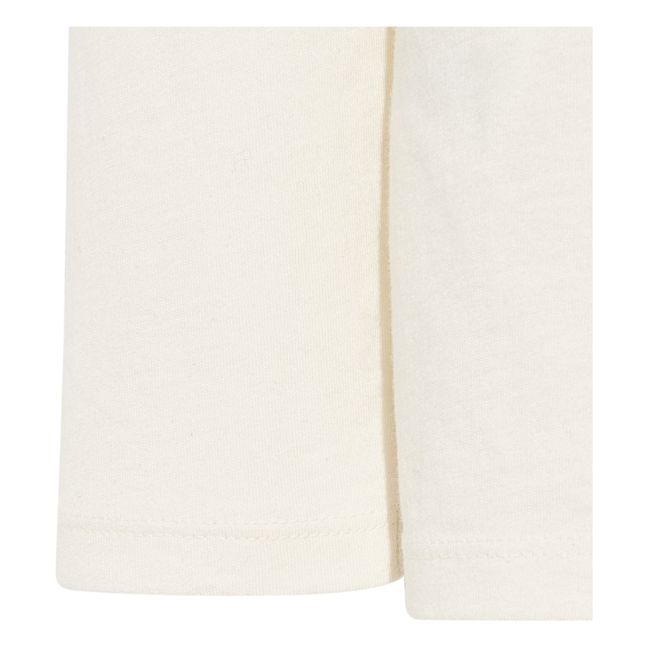 Kenno Long Sleeve Smiley T-Shirt | Ecru