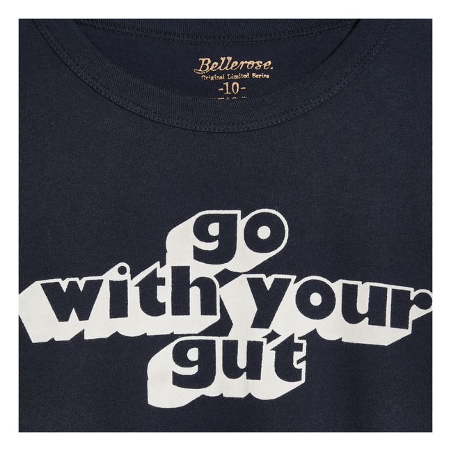 T-shirt Go Milow | Bleu marine