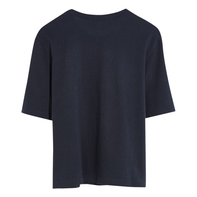 T-shirt Go Milow | Bleu marine