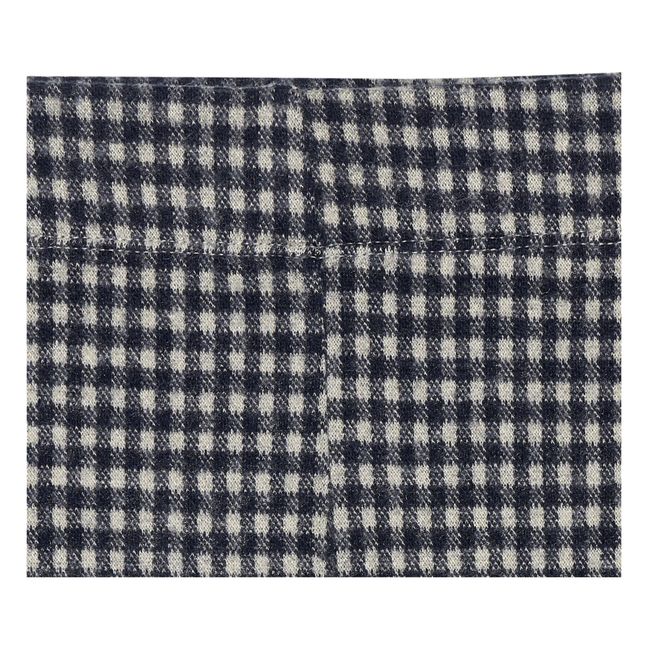 Pantaloni Fiona Vichy Flare | Blu marino