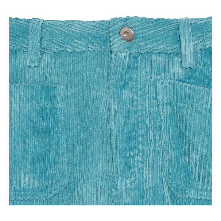 Puk Velvet skirt | Celadon Blue- Product image n°1