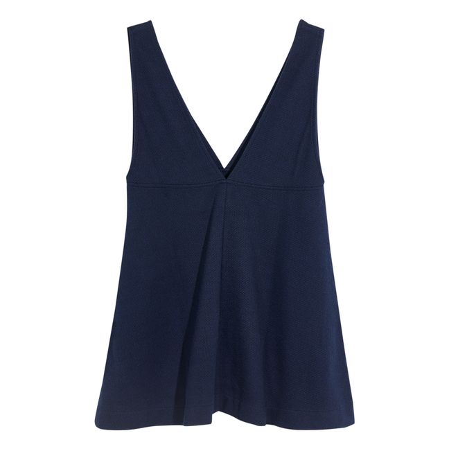 Robe Flora | Bleu marine