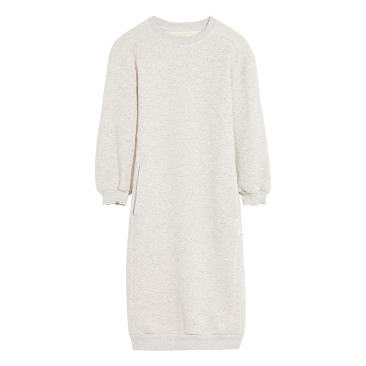 Fadola Sweat Dress Chiné | Heather grey- Product image n°0