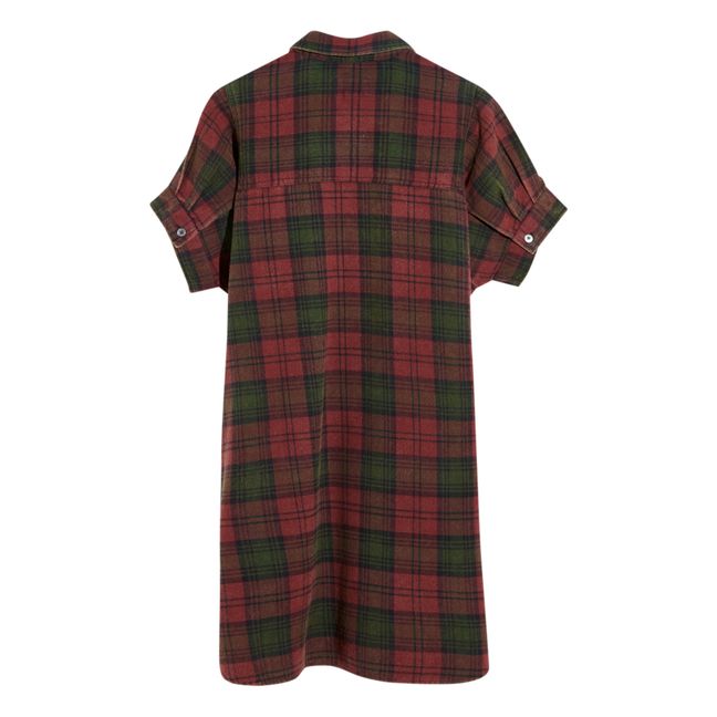 Dress Shirt Hansa Carreaux | Dark green