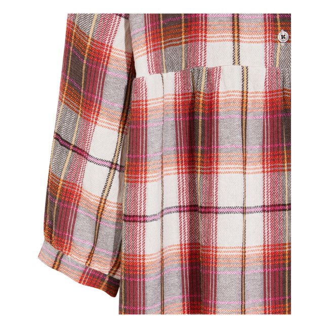 Robe Peru Carreaux | Seidenfarben