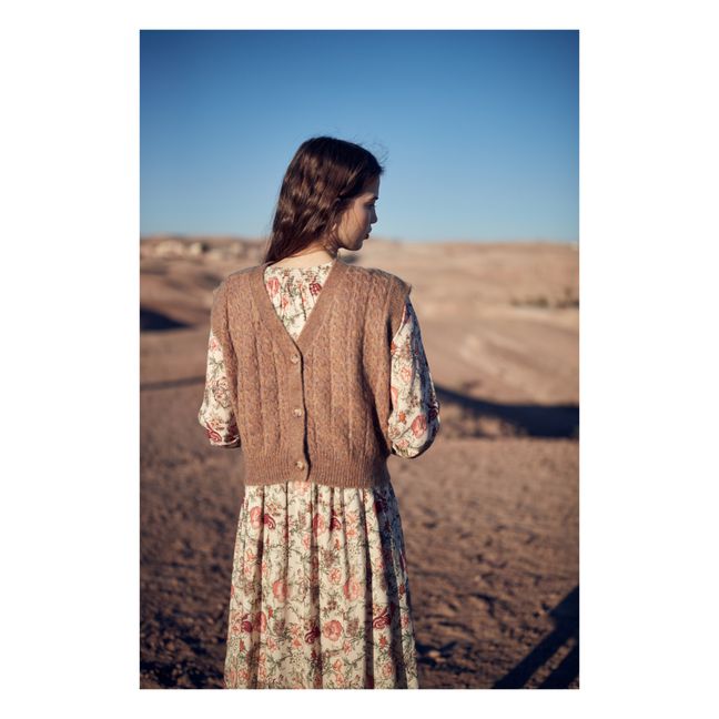 Chaleco de lana merina y mohair Rania - Colección Mujer  | Camel