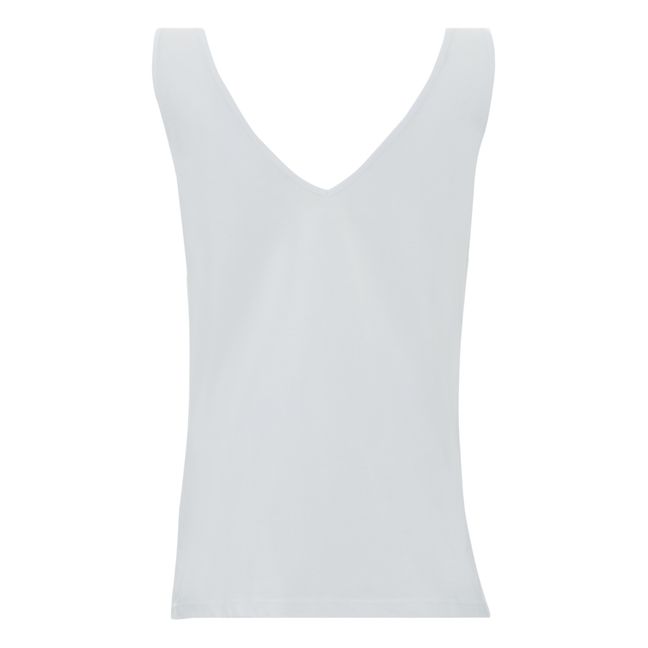 Camiseta de tirantes de lactancia Back to Basics | Blanco