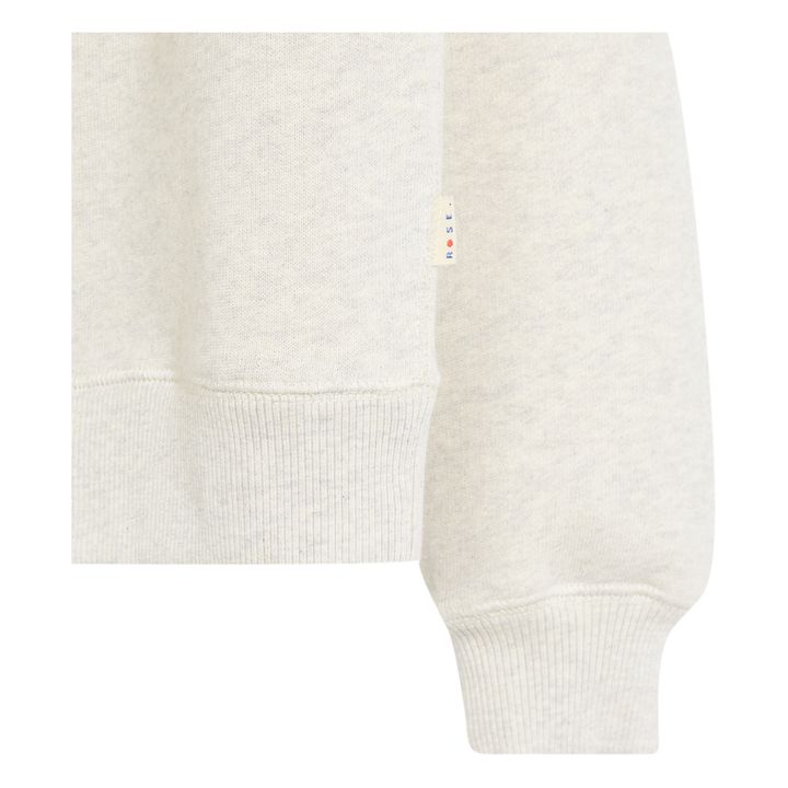 Fadol Smile sweatshirt | Heather grey- Product image n°3